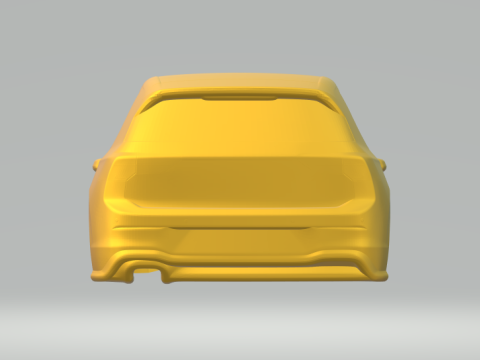 Volkswagen golf gtd closed Modelo de impresión 3D