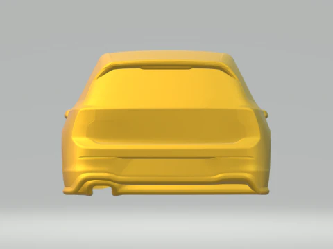 Volkswagen golf gtd closed 3D Print Model