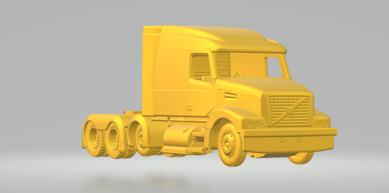 Volvo vhd Modello di stampa 3D .c4d .max .obj .3ds .fbx .stl .blend 