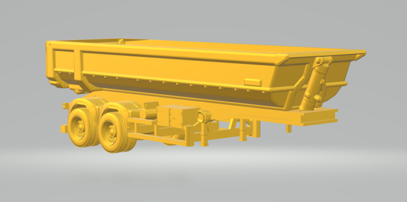 Dumper brazil 3D 打印模型 .c4d .max .obj .3ds .fbx .stl .blend 
