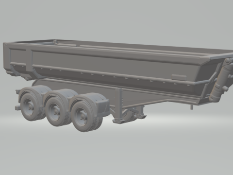 Dumper brazil 21t Modèles 3D en vedette
