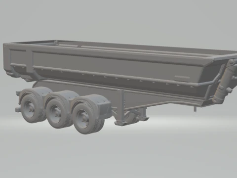 Самосвал Бразилия 21т 3D Принт Модель