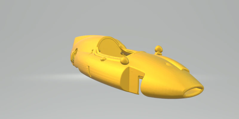 Cooper f1 3D Print Model .c4d .max .obj .3ds .fbx .stl .blend 