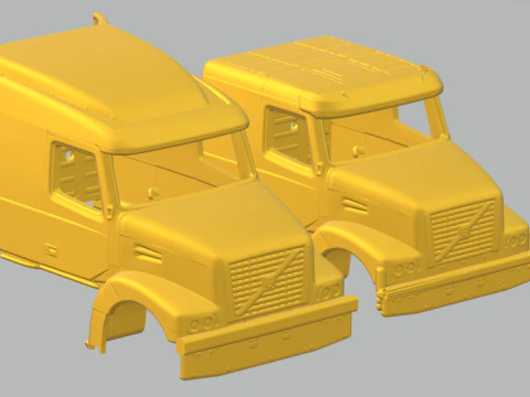 Cabin volvo vhd 3D Print Model