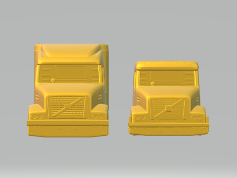 Cabin volvo vhd 3D Druckmodell