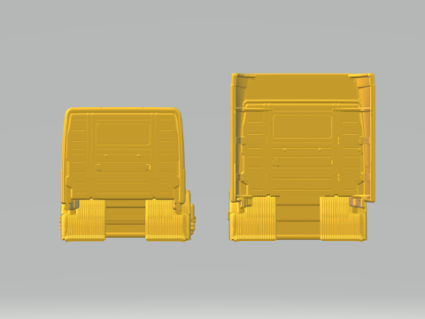 Cabin volvo vhd 3D Druckmodell
