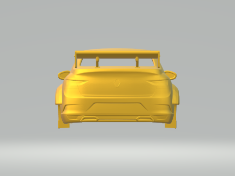 Renault megane race car 3D 프린트 모델