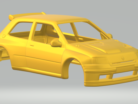 RENAULT CLIO RACE CAR Modèles 3D en vedette