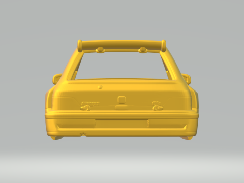 RENAULT CLIO RACE CAR Model do druku 3D
