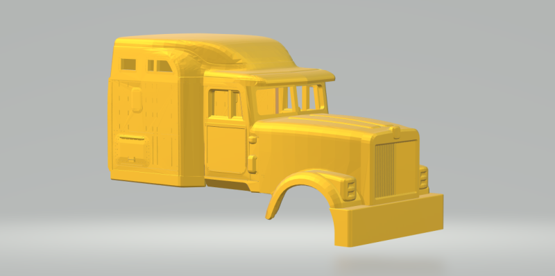 International 9300 sleeper Modelo de Impressão 3D .c4d .max .obj .3ds .fbx .stl .blend