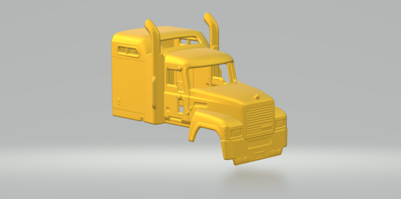 International 9300 sleeper 3D Принт Модель .c4d .max .obj .3ds .fbx .stl .blend 
