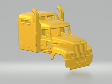 International 9300 sleeper 3Dプリントモデル