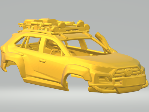 Toyota rav 4 Model do druku 3D
