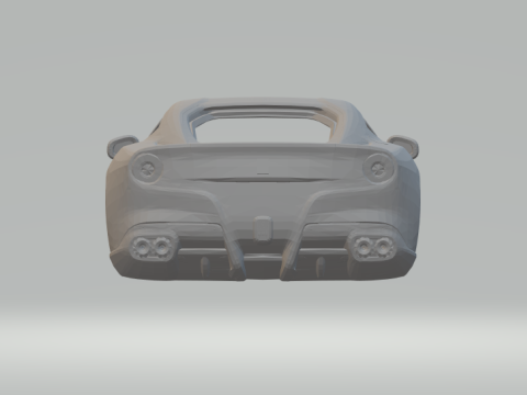 Ferrari f12 3D Принт Модель