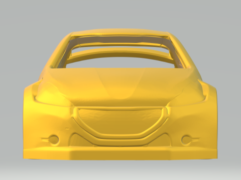 Peugeot 208 rally 3D Print Model