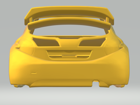 Peugeot 208 rally 3D Print Model