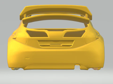 Peugeot 208 rally 3D Print Model