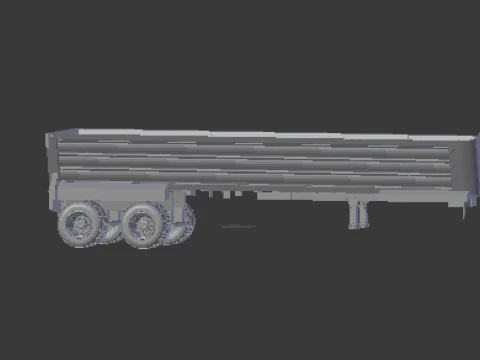 Trailer dumper usa 3D Print Model