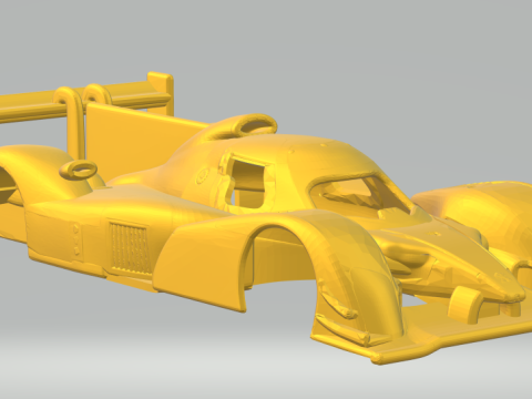 Peugeot 908 hpi 3D Print Model