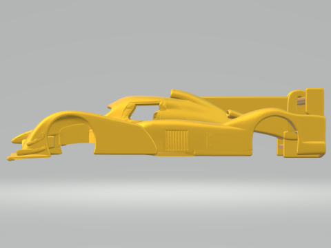 Peugeot 908 hpi 3D प्रिंट मॉडल