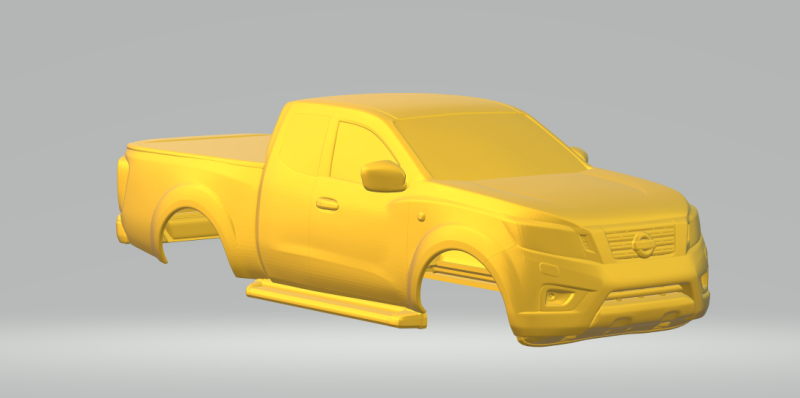 Nissan frontier 3D Принт Модель .c4d .max .obj .3ds .fbx .stl .blend