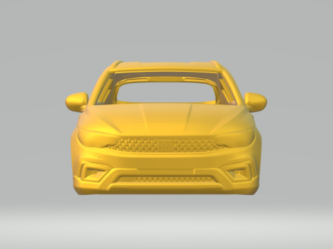 Fiat tipo Model do druku 3D