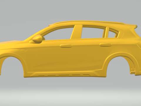 Fiat tipo Model do druku 3D