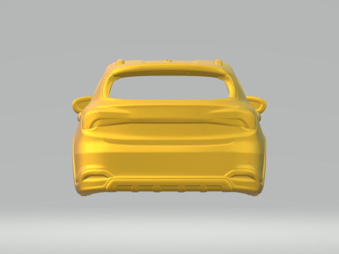 Fiat tipo Model do druku 3D