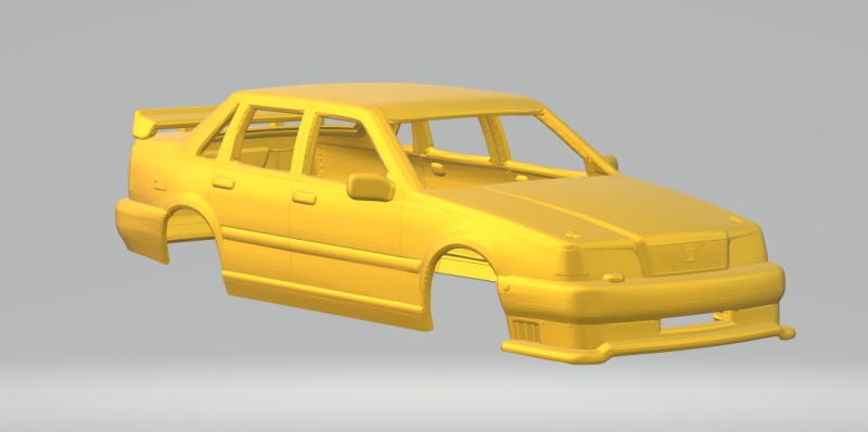 Volvo 850 race car 3D Принт Модель .c4d .max .obj .3ds .fbx .stl .blend 