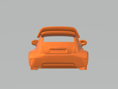 Abarth 500 3D Druckmodell