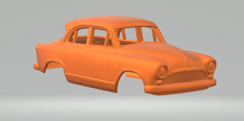 Simca aronde 3D Print Model .c4d .max .obj .3ds .fbx .stl .blend 