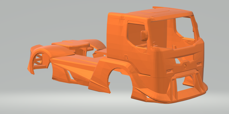 Renault trucks Modelo de impresión 3D .c4d .max .obj .3ds .fbx .stl .blend
