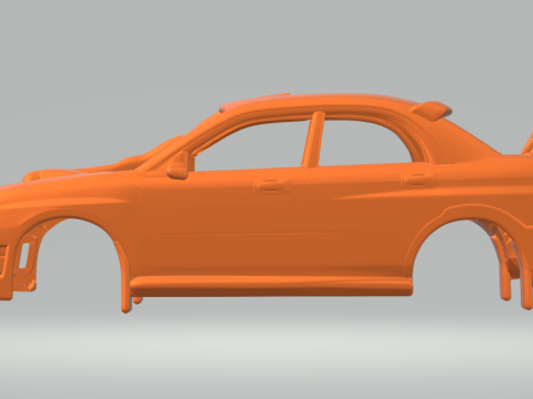 Subaru impreza wrx rally 3D 프린트 모델