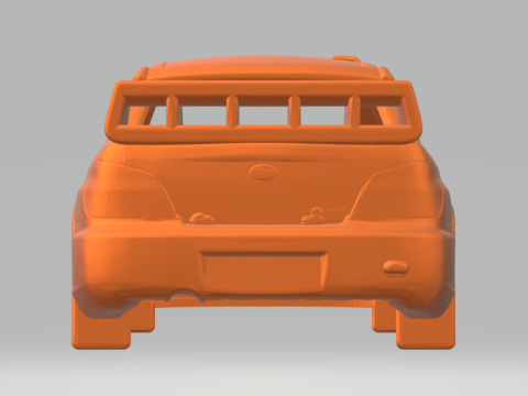 Subaru impreza wrx rally 3D 프린트 모델