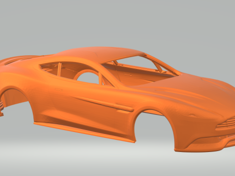 Aston Martin Vanquish 3D 프린트 모델