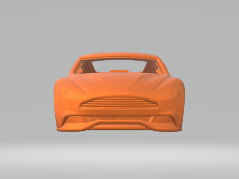 Aston Martin Vanquish 3D Baskı Modeli