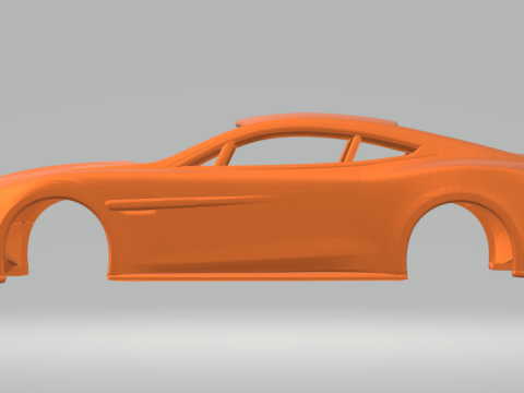 Aston Martin Vanquish 3D Baskı Modeli