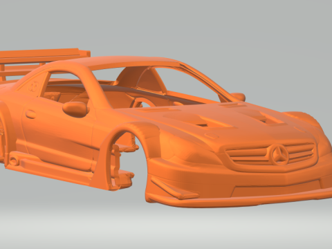 Mercedes sl race car 3D 프린트 모델