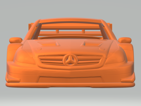 Mercedes sl race car 3D 打印模型