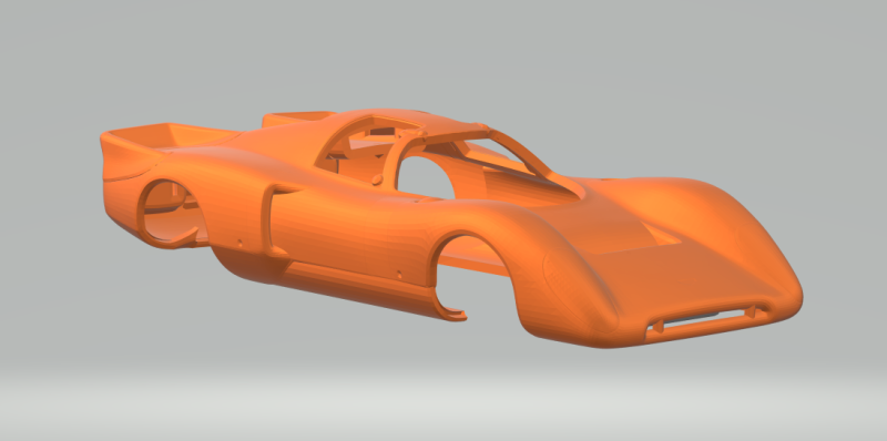 Chevron B16 3D Print Model .c4d .max .obj .3ds .fbx .stl .blend