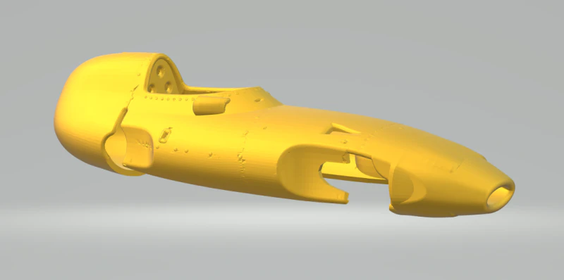 Vanwall VW5 3D Print Model .c4d .max .obj .3ds .fbx .stl .blend 