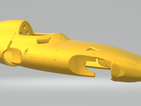 Vanwall VW5 3D Druckmodell