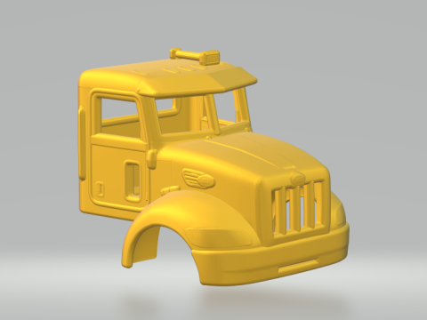 Peterbilt 340 3D 打印模型