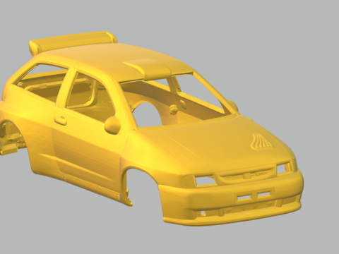 Seat ibiza rally car 3D Druckmodell
