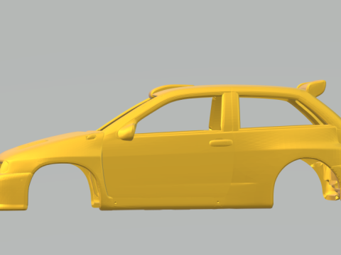 Seat ibiza rally car 3D Print Model
