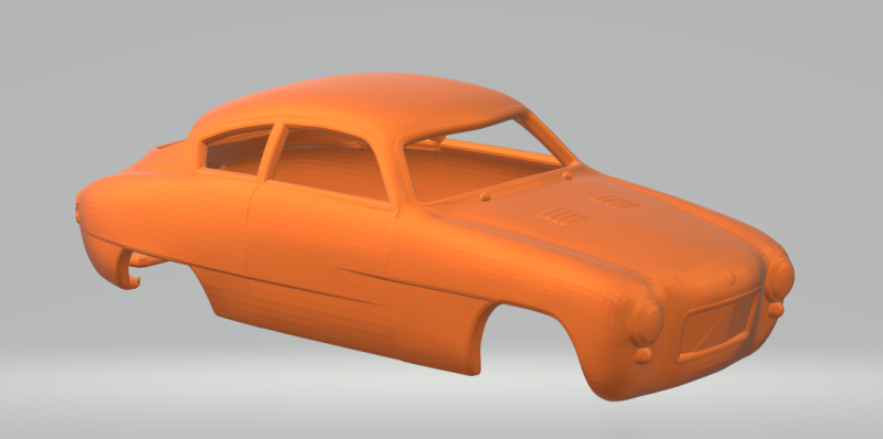 Fiat zagato 3D Принт Модель .c4d .max .obj .3ds .fbx .stl .blend
