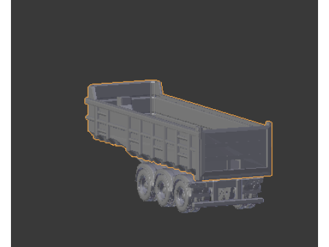 Trailer dumper br 3Dプリントモデル