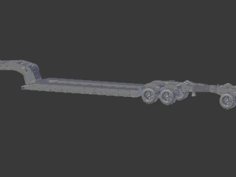 Trailer transport trailer 3D Print Model