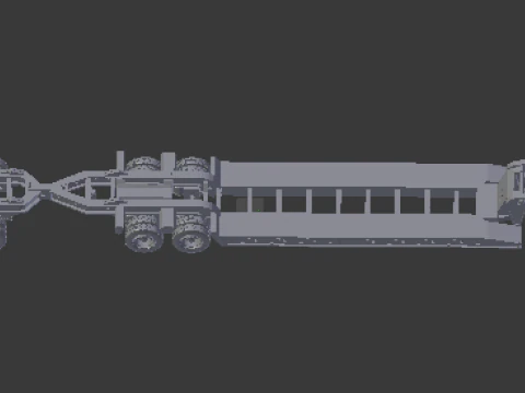 Trailer transport trailer 3D Print Model