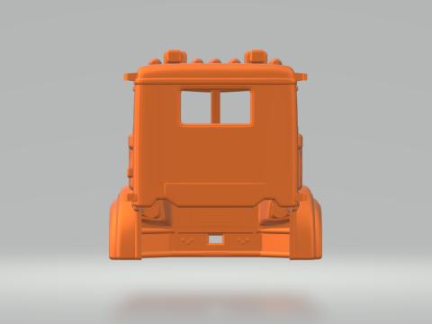 FREIGHTLINER CORONADO DAYCAB Model Cetak 3D